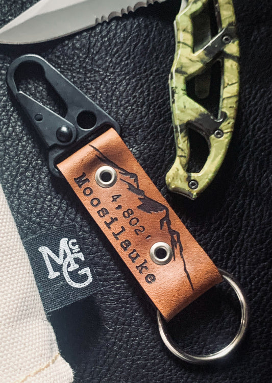 Custom Leather Keychain