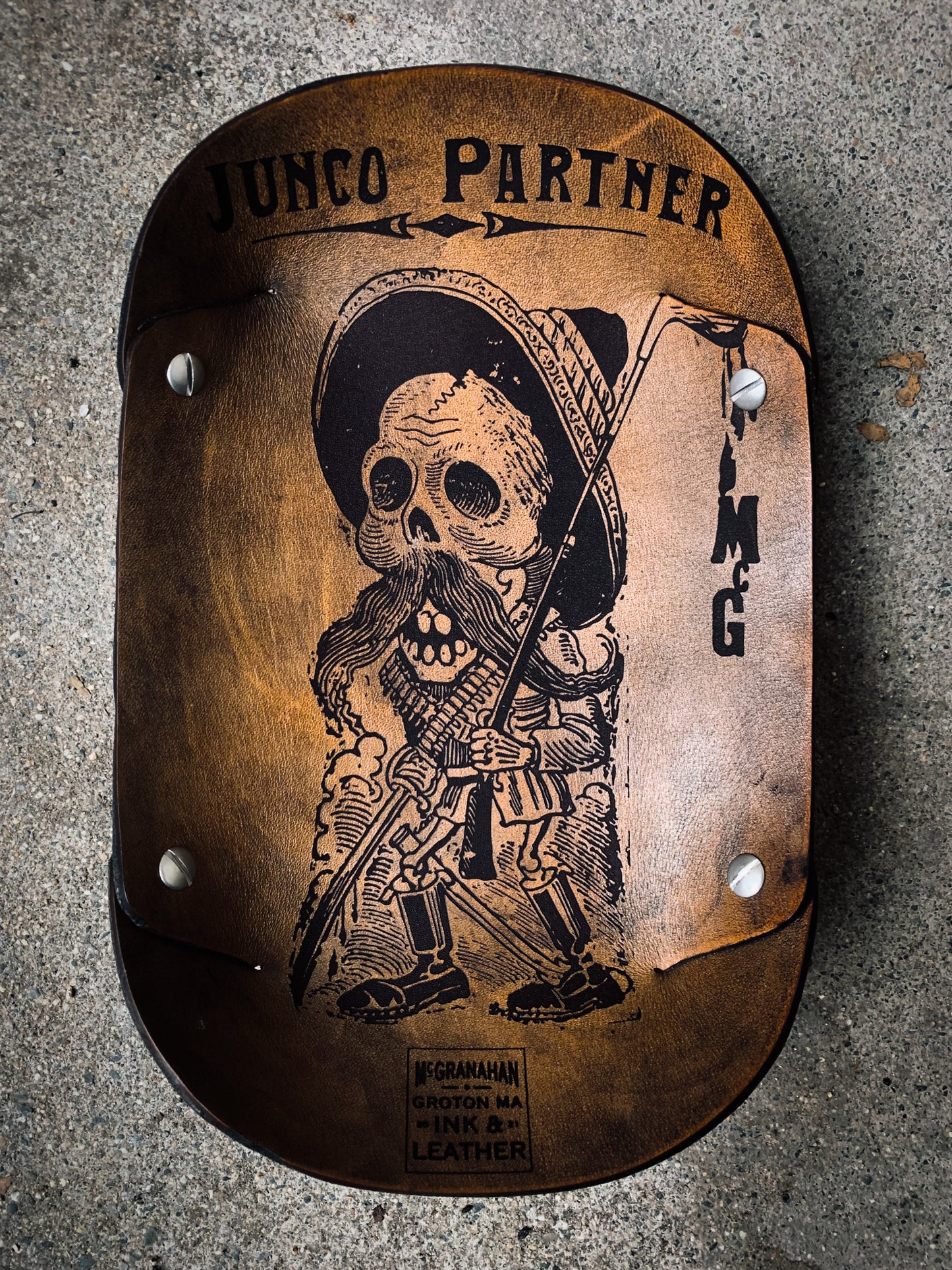 Custom Leather Valet Tray